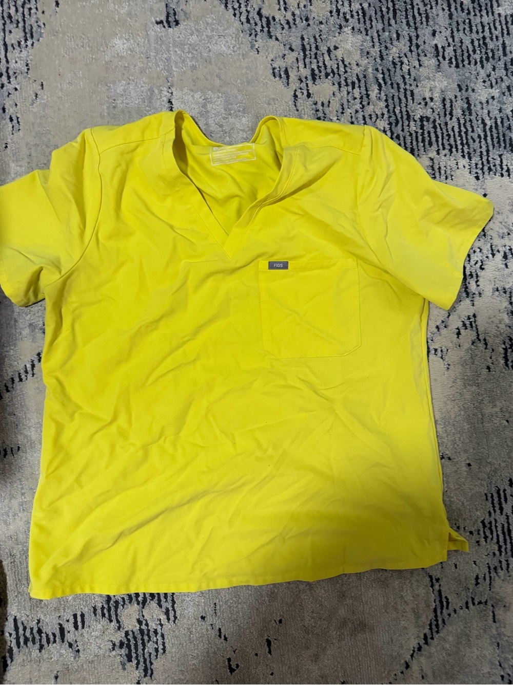 Women’s Bright Yellow Short-Sleeve Pocket Tee